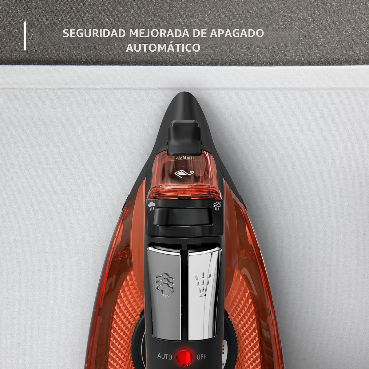 Rowenta Plancha de Vapor para Ropa, Plancha de Vapor con Suela de A...