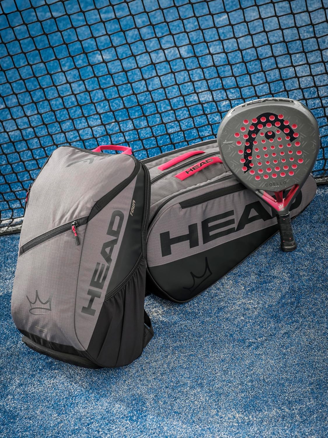 HEAD Coello Tour Mochila De Padel 25L Bolsa | Capacidad de 2 raquetas