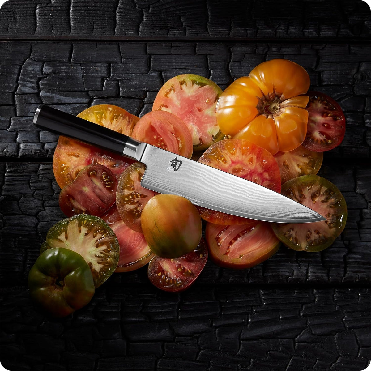 Shun cuchillo clásico para chef, 8 pulgadas, Negro | Cuchillo de co...