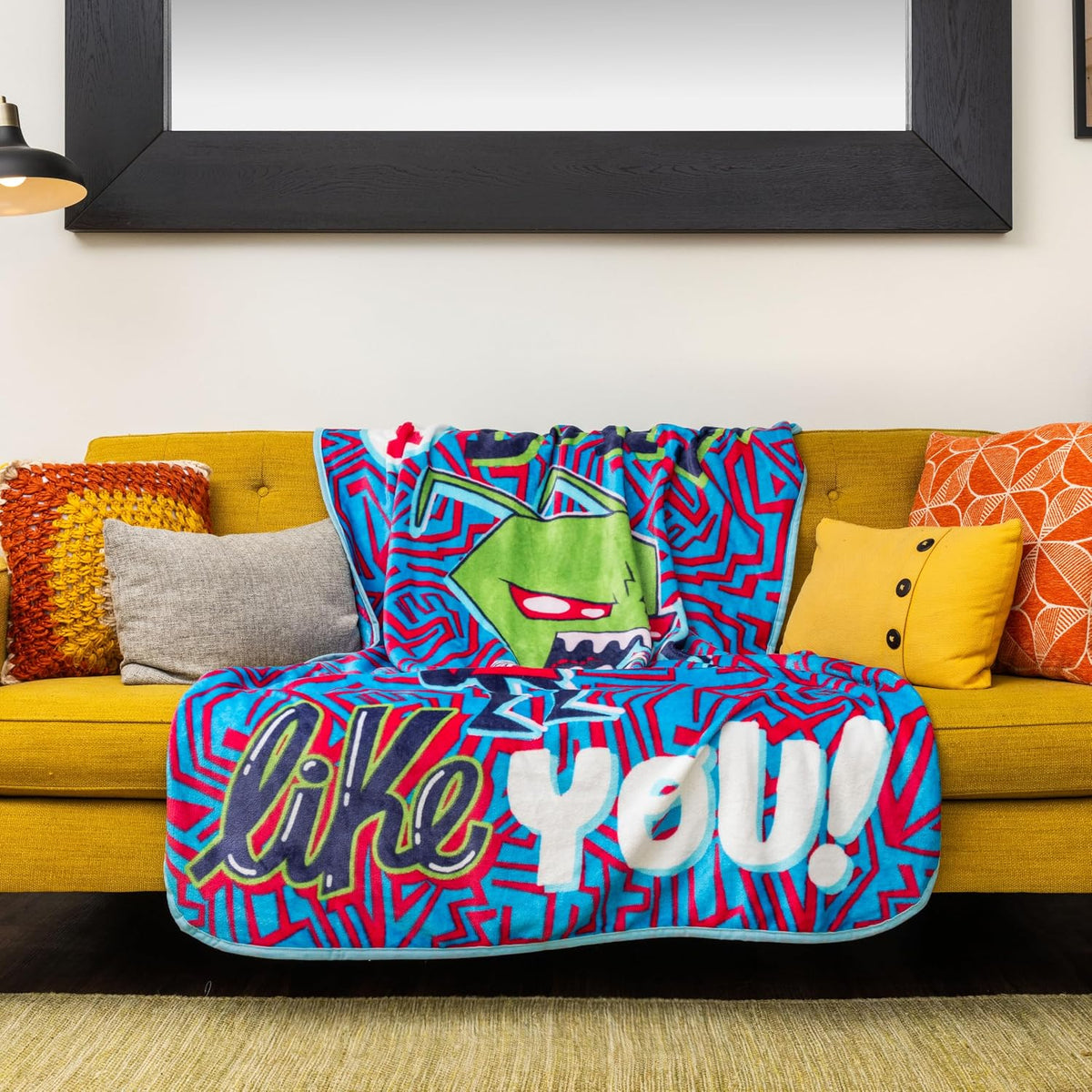 Silver Buffalo Invader Zim I Don't Like You - Manta de forro po...