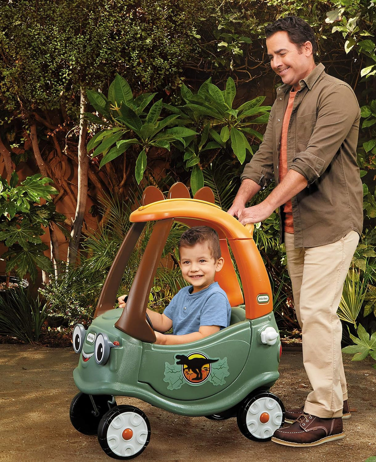 T-Rex Cozy Coupe de Little Tikes - Vehículo de juguete montable con...