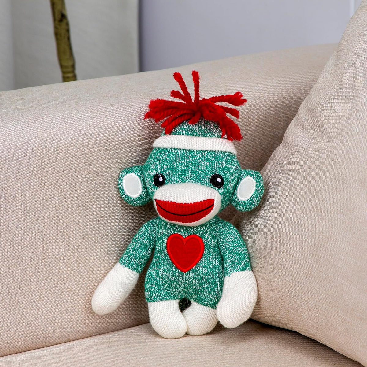 Plushland Adorable mono calcetín, el original juguete de peluche tr...