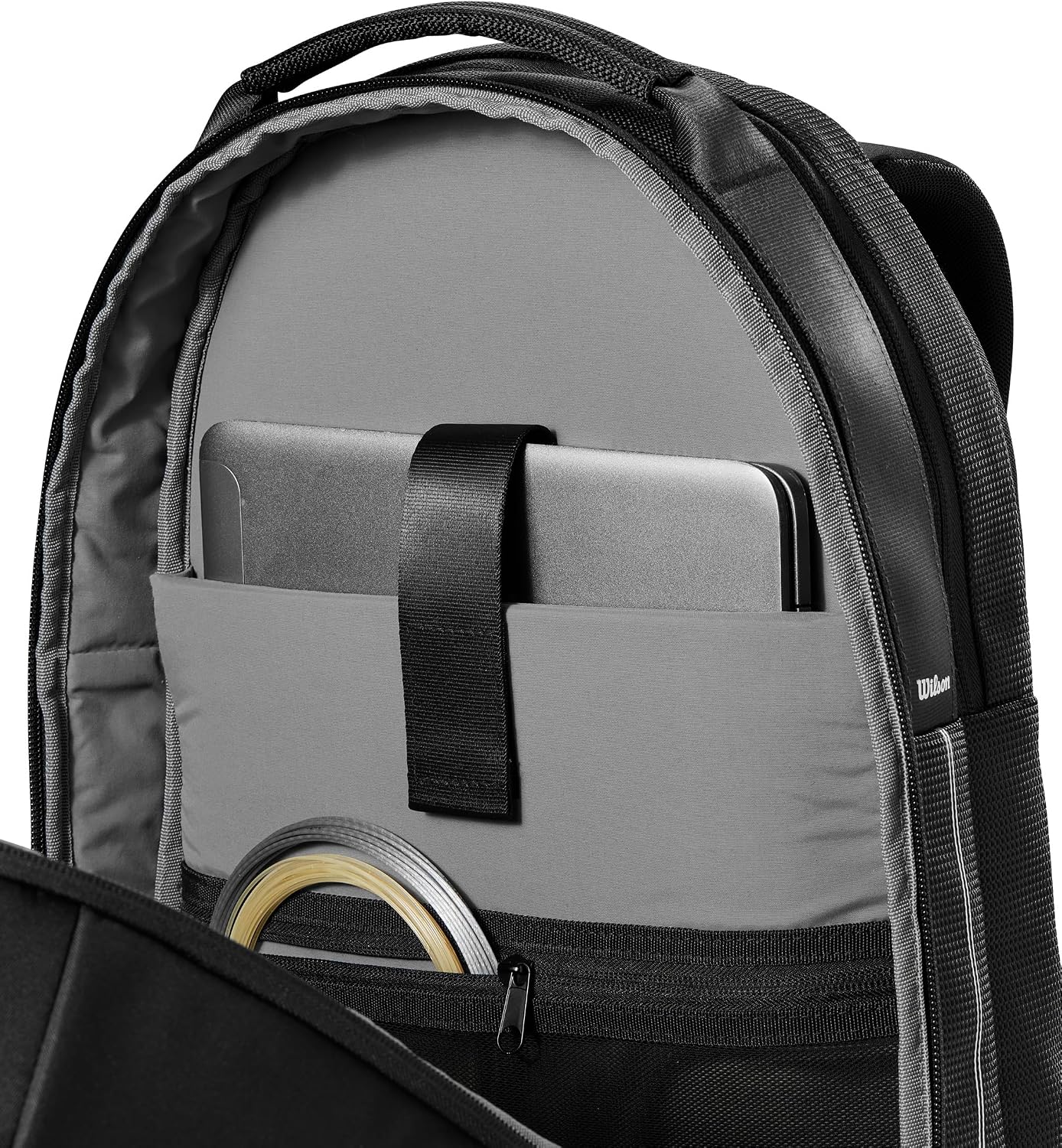 WILSON RF - Funda para raqueta de tenis, color negro