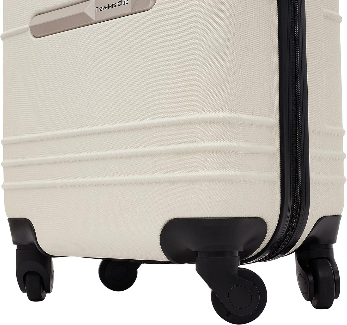 Travelers Club Equipaje de mano Richmond Spinner de 22", hueso