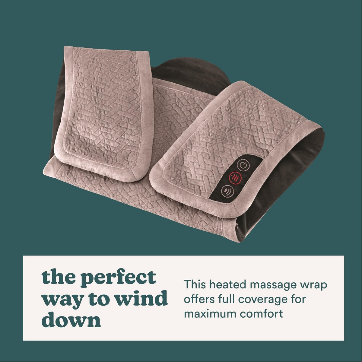 Homedics Envoltura Masajeadora de Hombro con Calor y Vibración, Com...