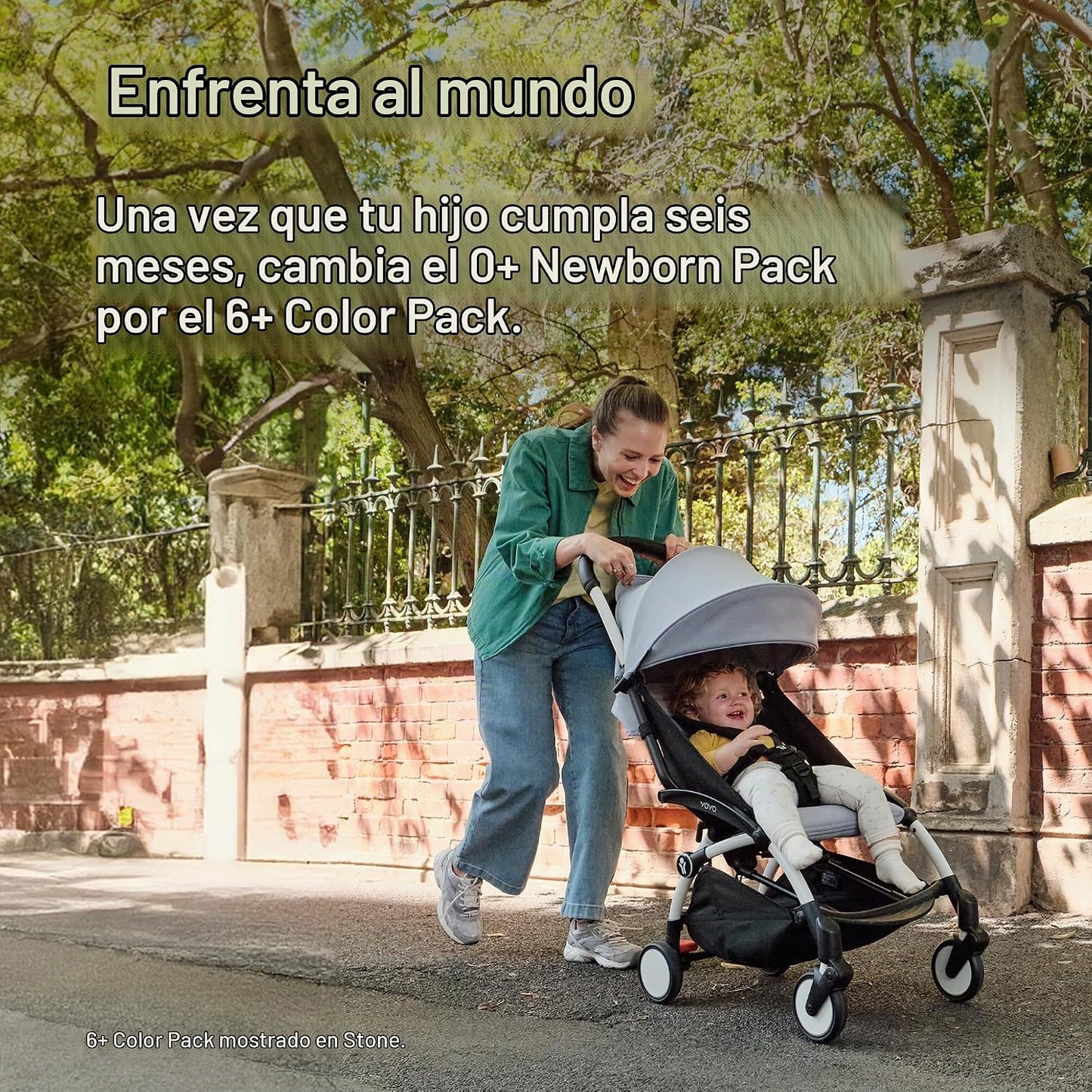YOYO3 Cochecito de recién nacido a niño pequeño: incluye marco negr...