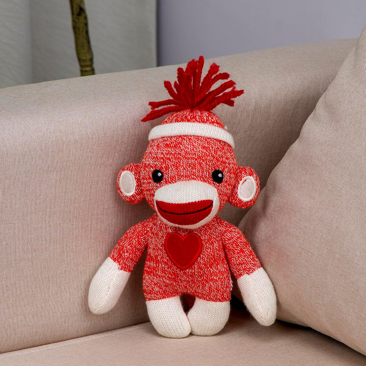 Plushland Adorable mono calcetín, el original juguete de peluche tr...