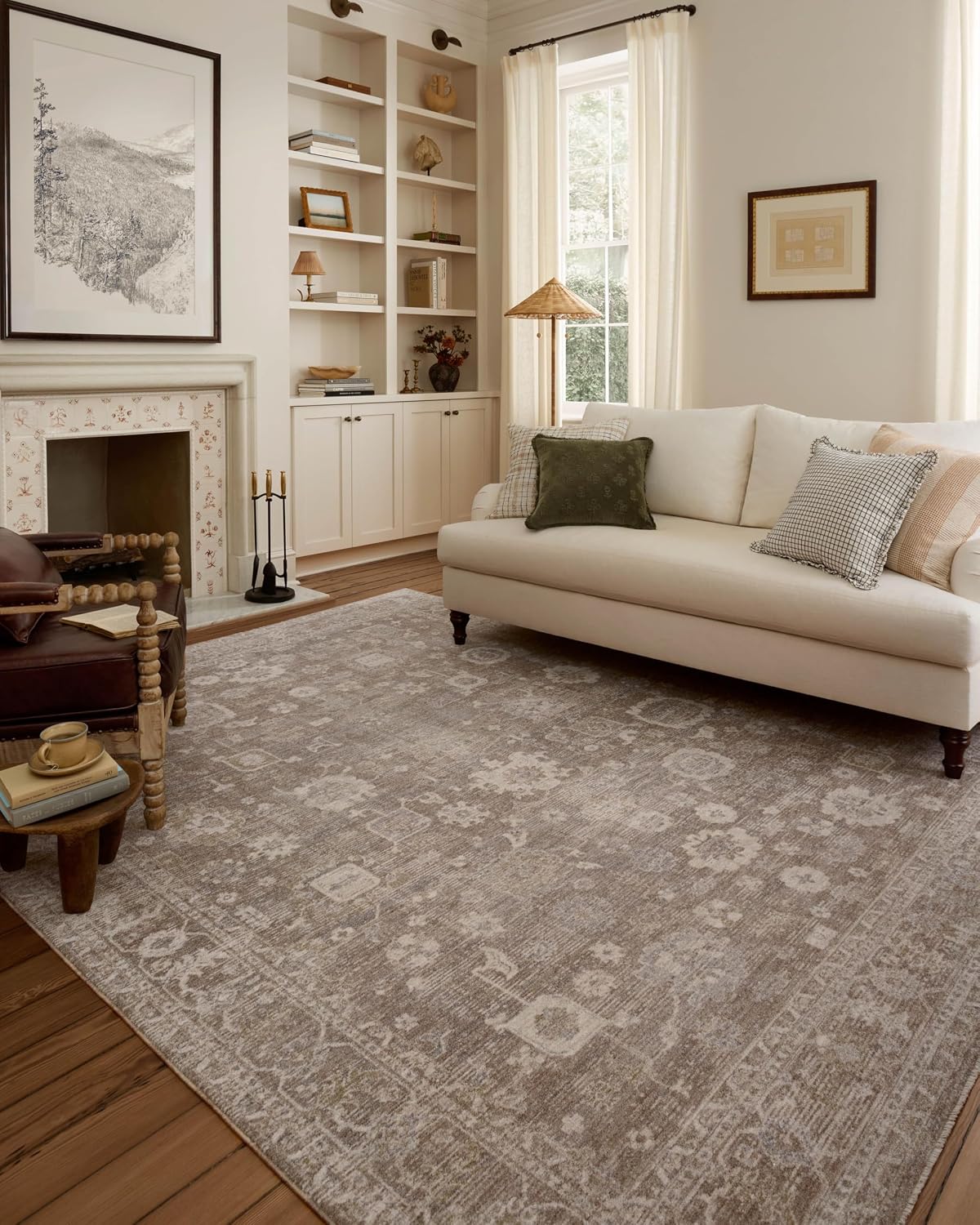 Loloi Chris Loves Julia Louisa - Alfombra de pasillo color gris par...