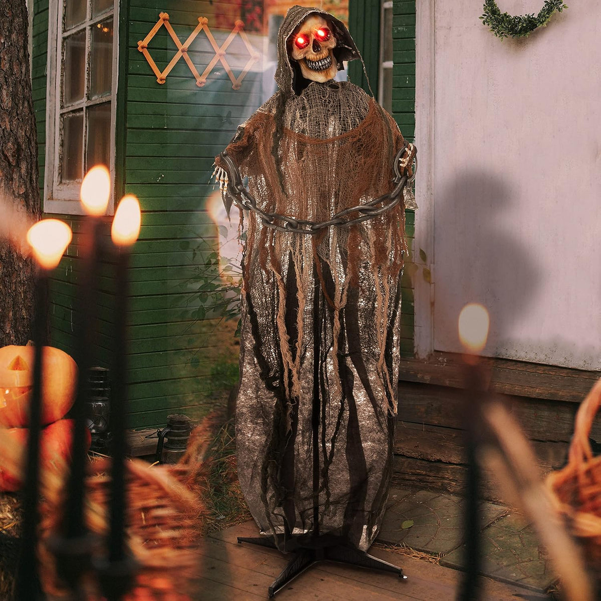 JOYIN - Decoraciones de Halloween de 67 pulgadas para exteriores, a...