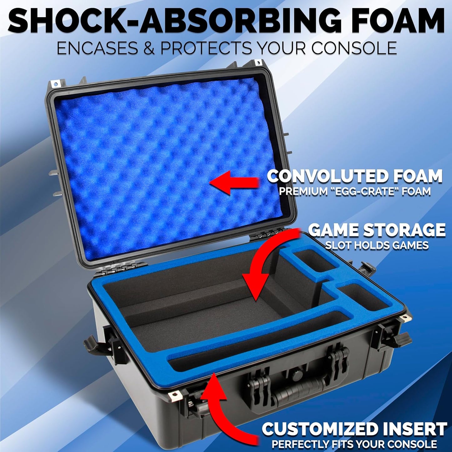 CASEMATIX Estuche de viaje rígido compatible con consola PlayStatio...