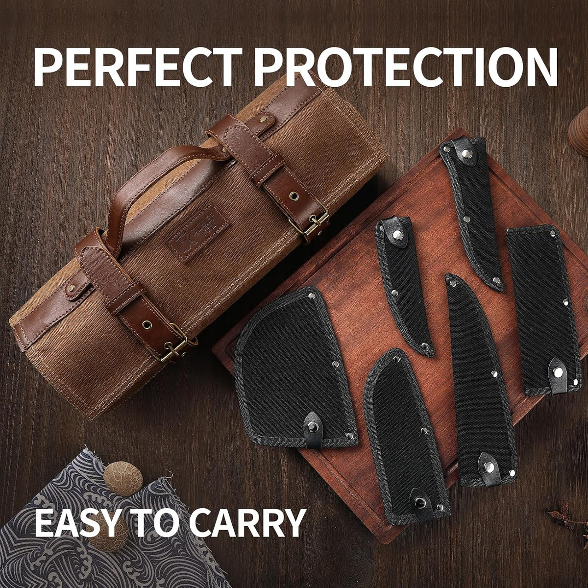 XCHIEF PRO Juego de cuchillos de chef, cuchillo de carnicero para d...