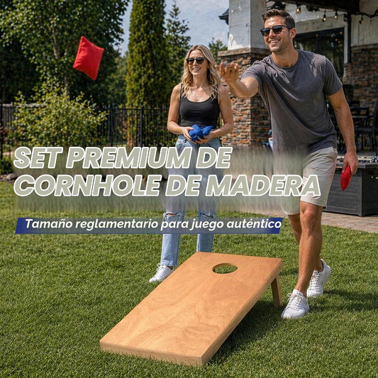 GoSports Juego de tablas de cornhole de madera de tamaño reglamenta...