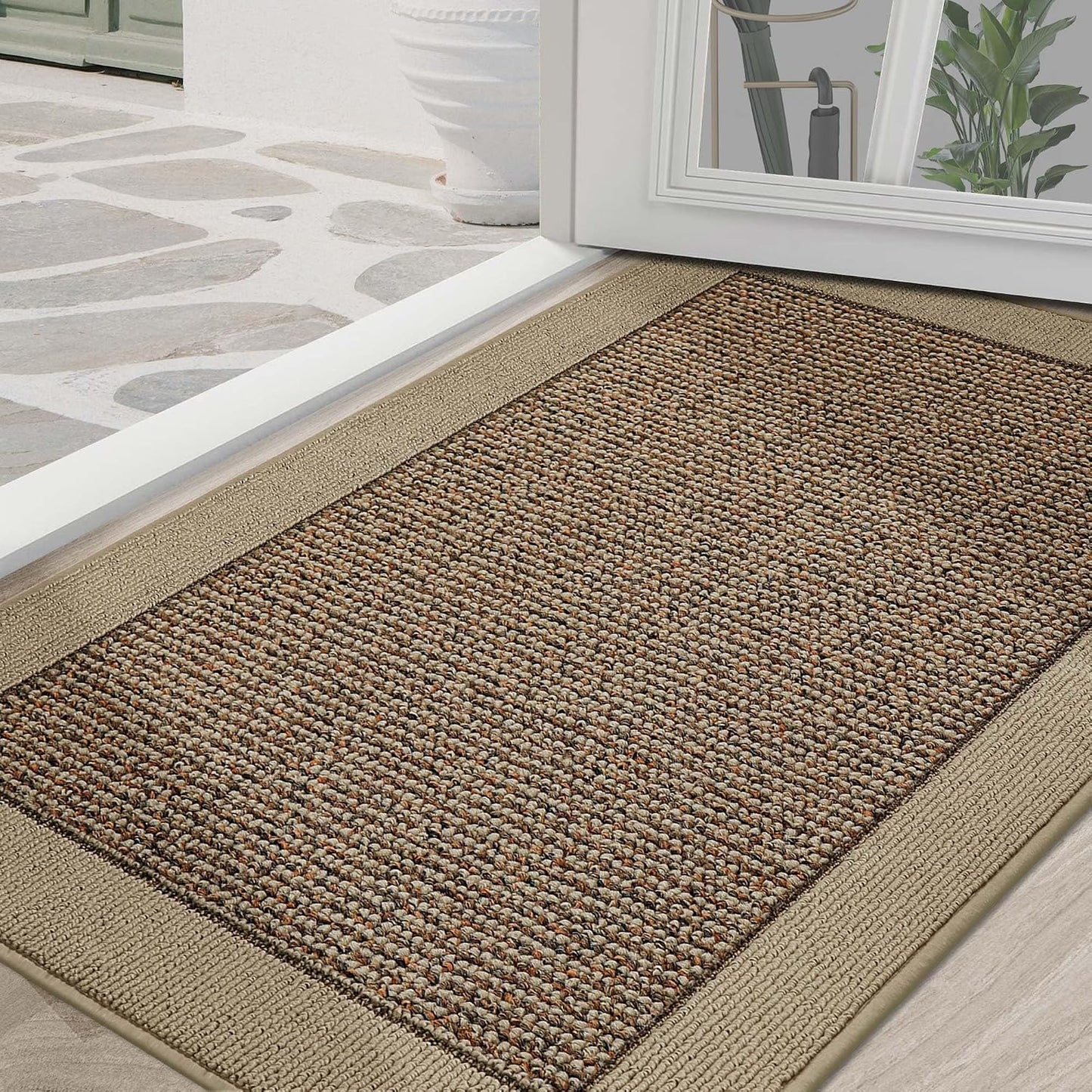 BEQHAUSE - Tapete para puerta de interior de 36 x 60 pulgadas, felp...