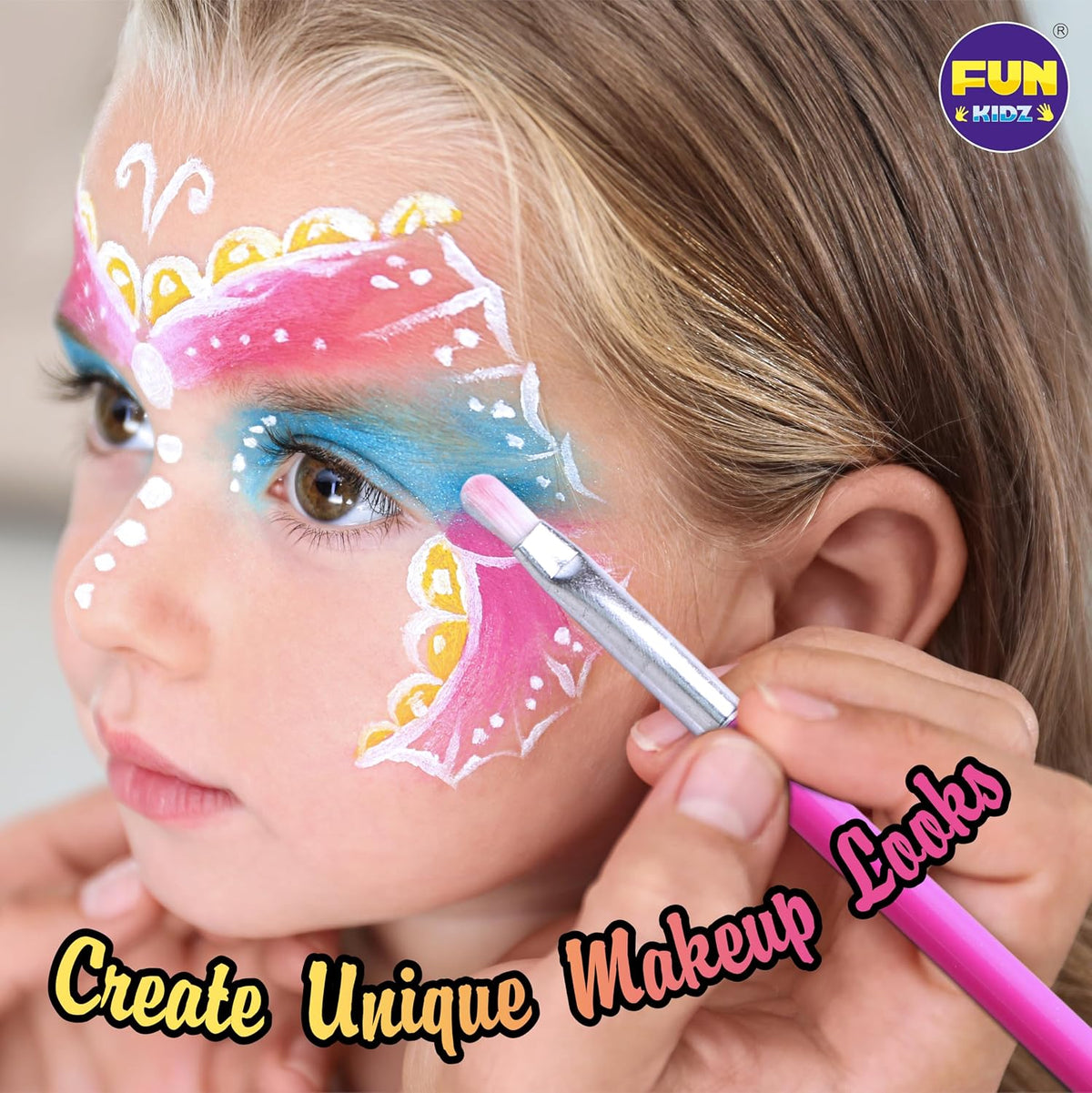 Kit de maquillaje para niños, FunKidz 60 piezas de juguetes cosméti...