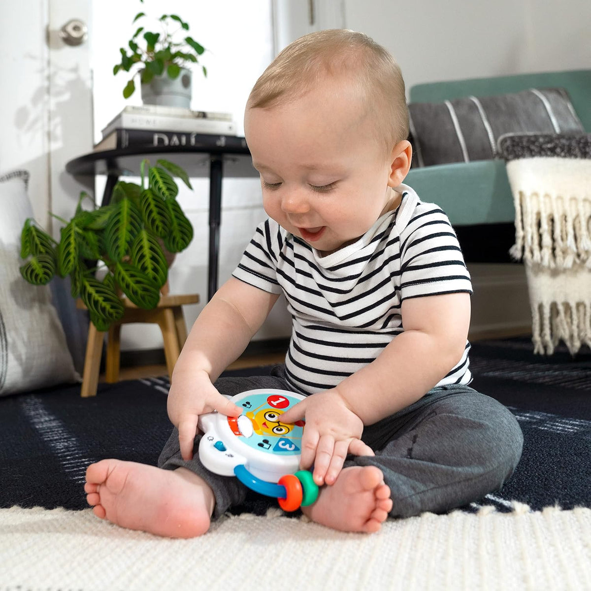 Baby Einstein Tiny Tempo - Tambor de juguete musical, a partir de 3...