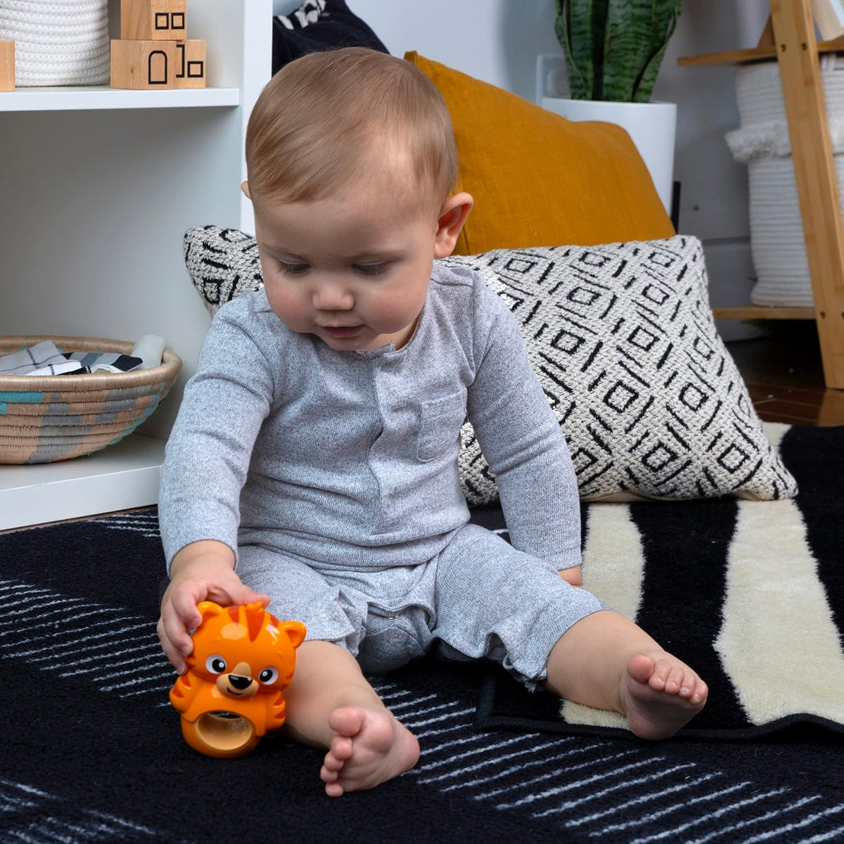Baby Einstein Teethe &amp; Wobble Tinker - Juguete mordedor de tigr...