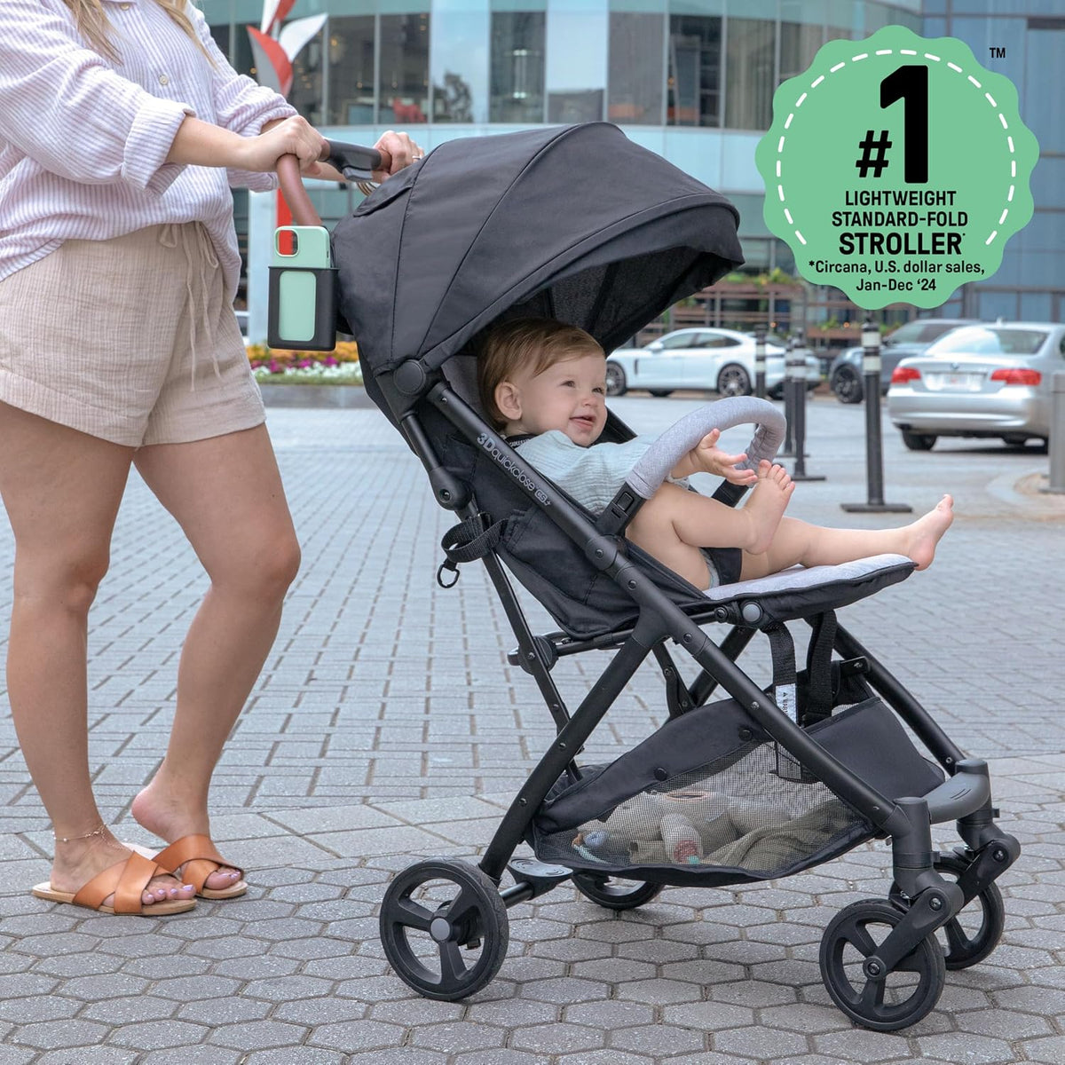 Summer Infant Ingenuity 3Dquickclose CS+ - Cochecito plegable compa...