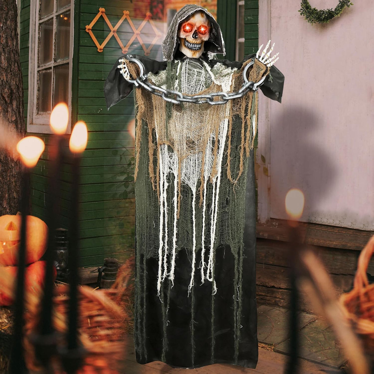 JOYIN - Decoraciones de Halloween de 67 pulgadas para exteriores, a...