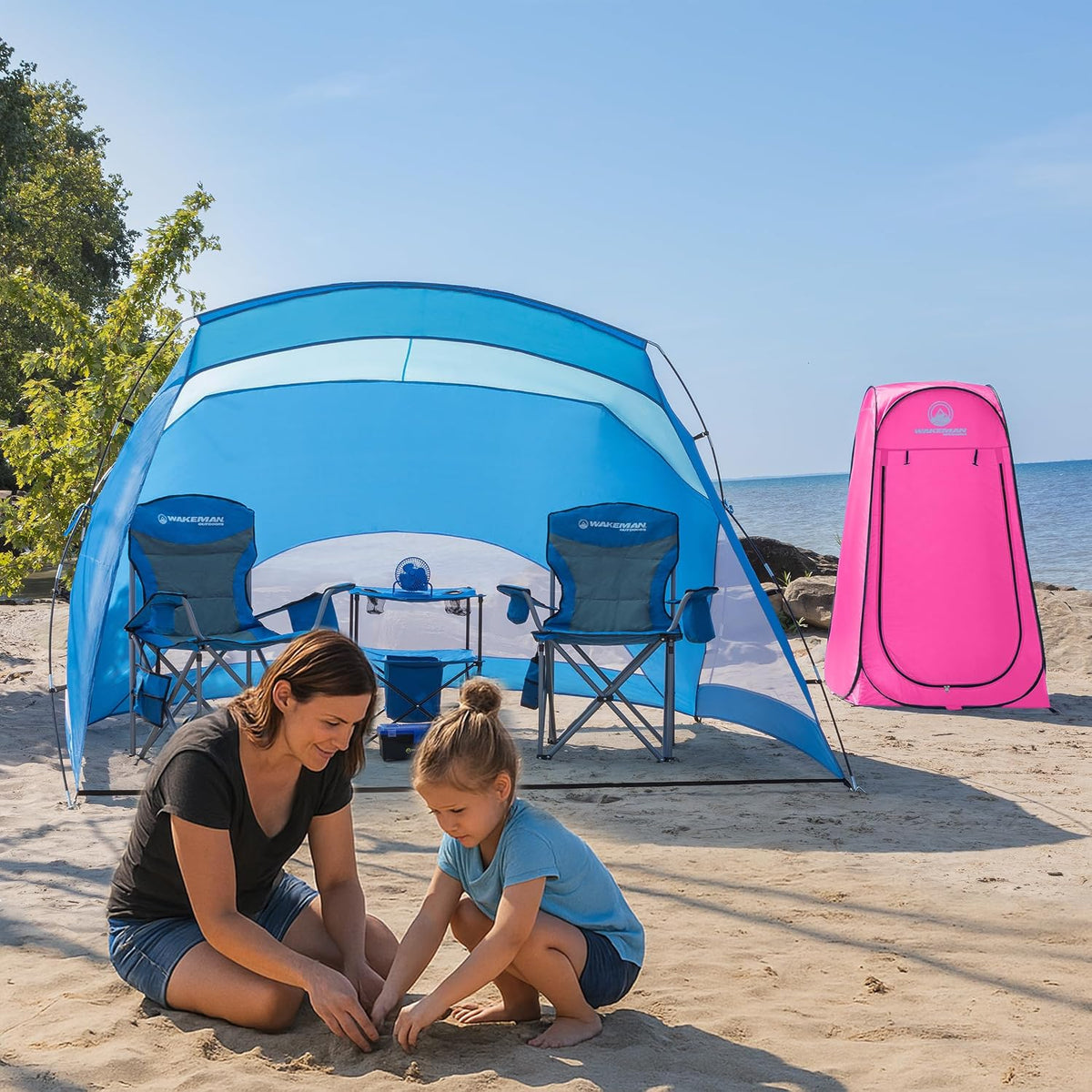 Wakeman Mini tienda de campaña desplegable para niños, playa y camp...