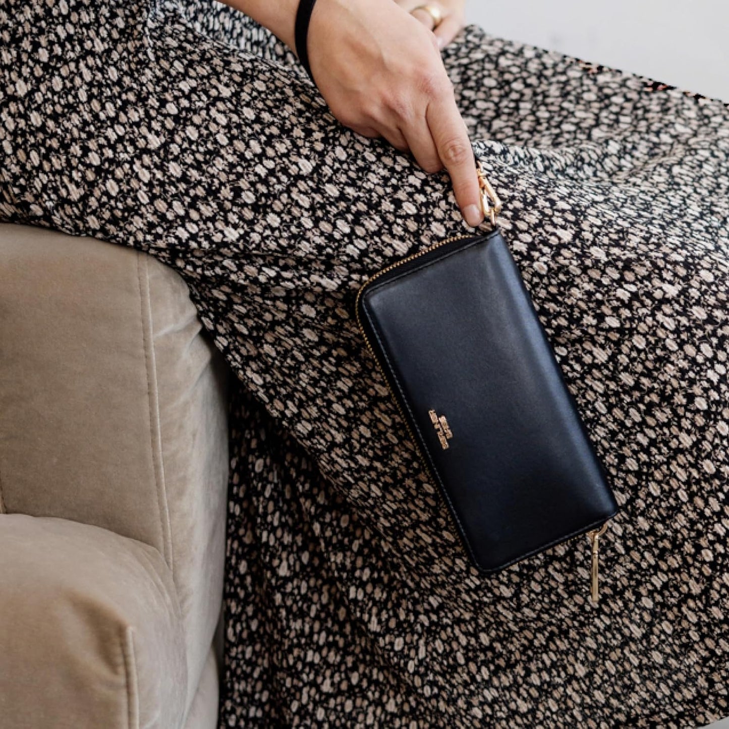 BERLINER BAGS Cartera Lyon de piel auténtica de alta calidad, con b...