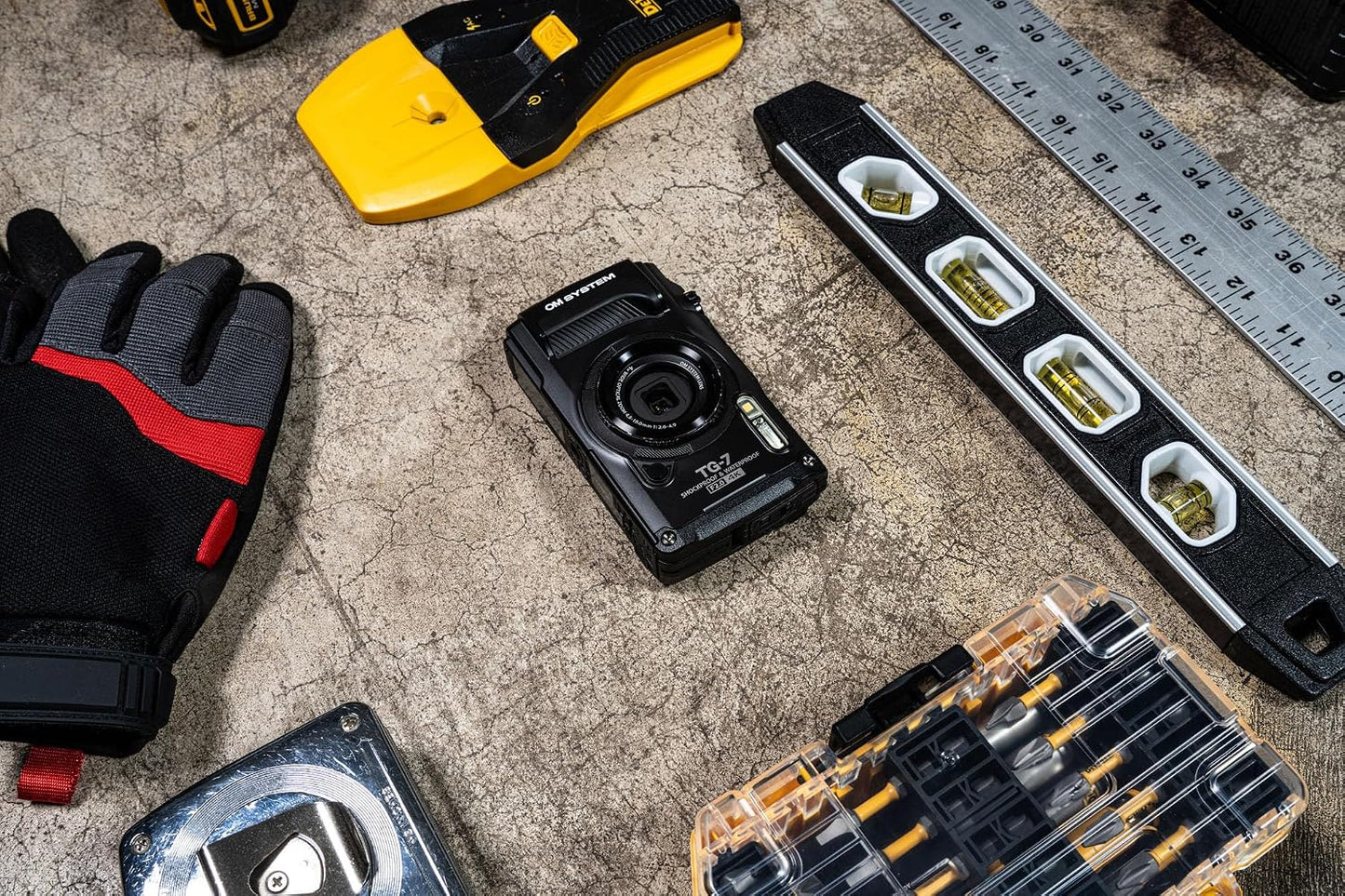 OM SYSTEM Olympus Tough TG-7 - Cámara subacuática negra, impermeabl...