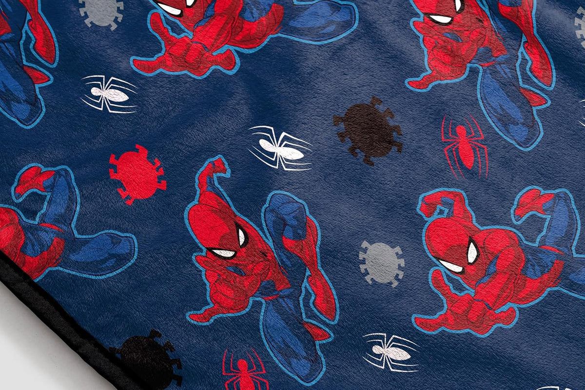 Manta de felpa Marvel Spiderman - Mide 50 x 60 pulgadas - Ropa de c...