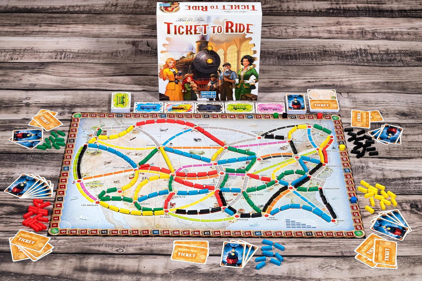 Juego de mesa Ticket to Ride de Asmodee (Actualización 2025) - Una...