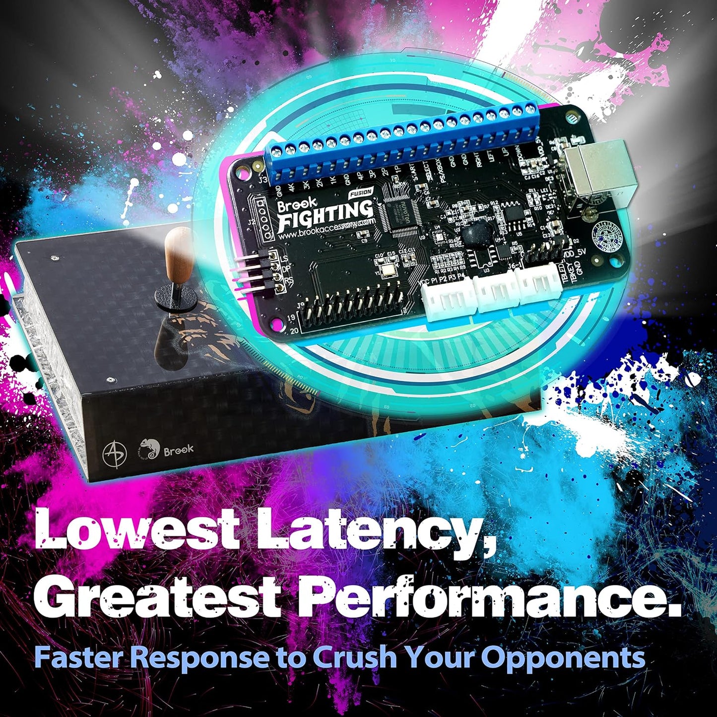 Brook Universal Fighting Board Fusion - Versión de encabezado prein...