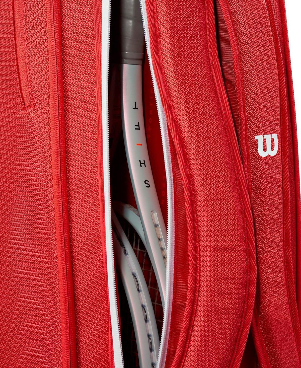 Wilson 2025 Super Tour - Bolsas para raquetas de tenis rojas - Rojo...