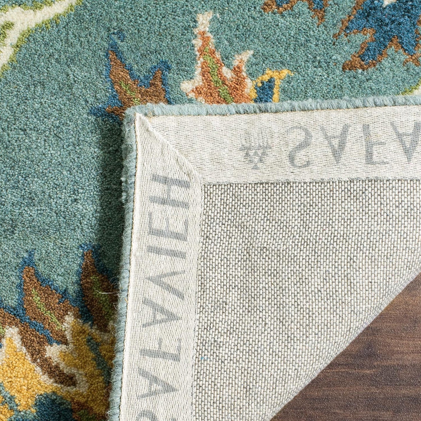 SAFAVIEH Heritage Collection - Alfombra de área de 10 x 14 pies, az...
