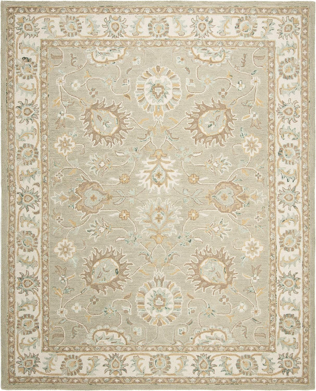 SAFAVIEH Blossom Collection - Alfombra de área de 11 x 15 pies, sal...