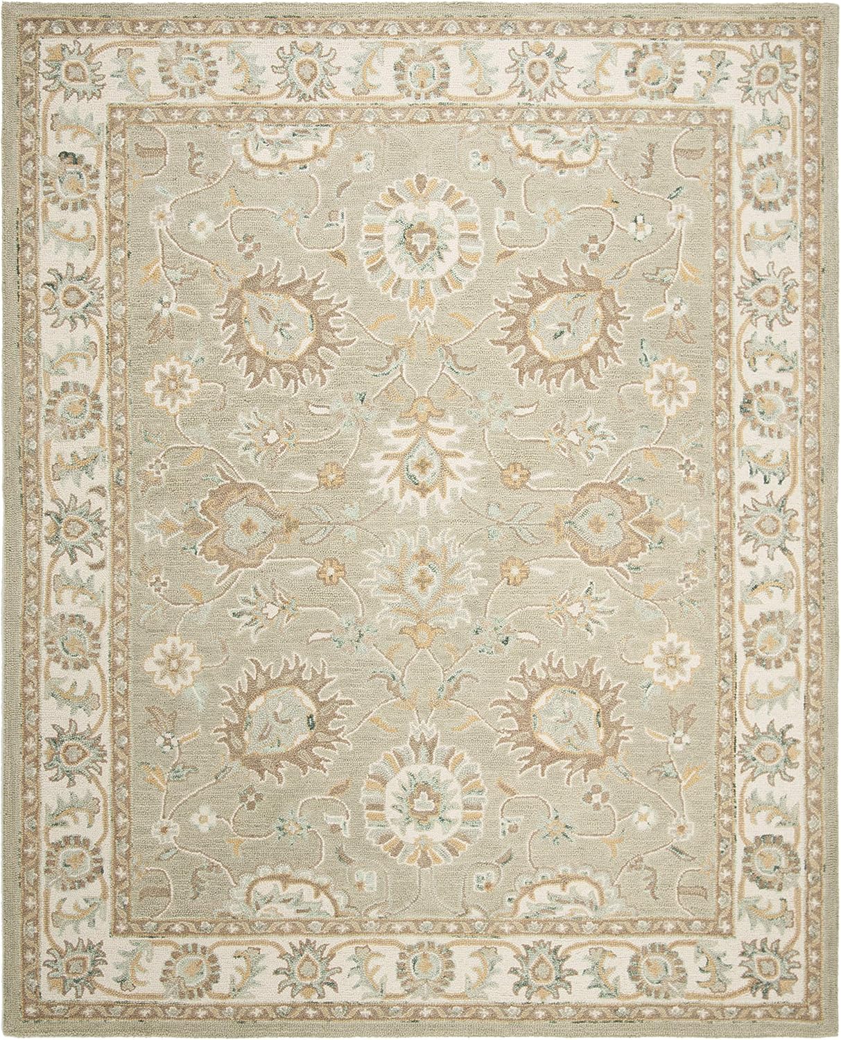 SAFAVIEH Blossom Collection - Alfombra de área de 11 x 15 pies, sal...