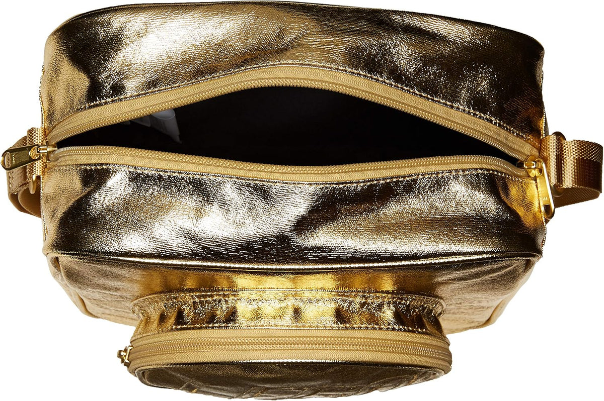 LEGO Bolso cruzado de ladrillo - Bolso cruzado dorado, Oro, Bolso b...