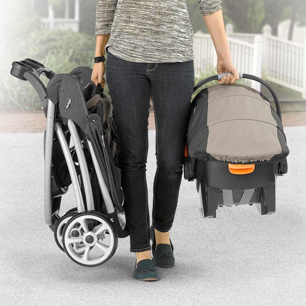 Chicco Viaro - Sistema de viaje, color verde, Negro