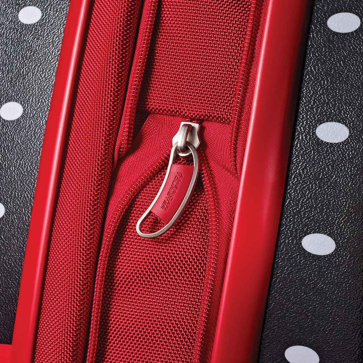 American Tourister Disney Minnie Mouse moño rojo, valija rígida con...