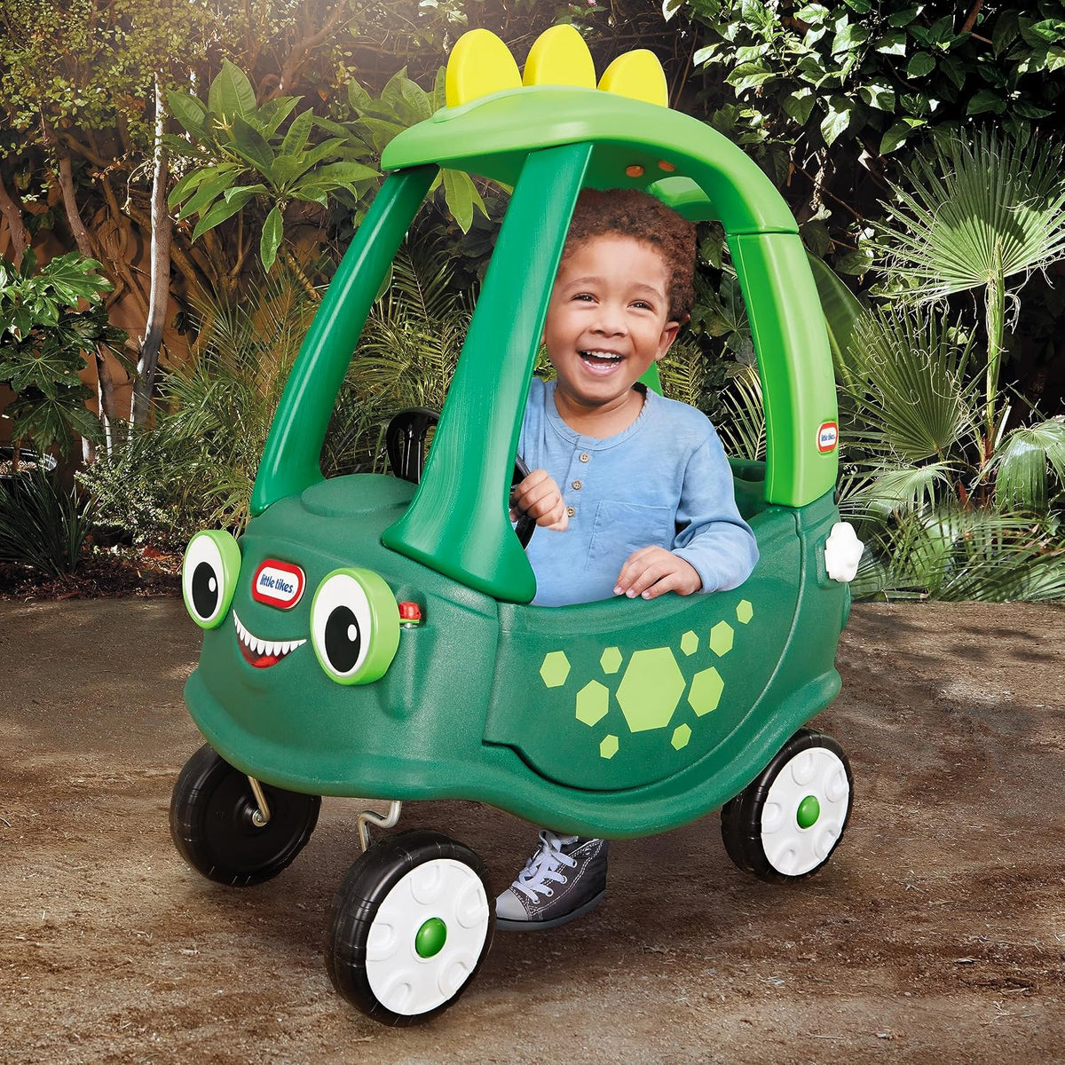 Little Tikes Cozy Coupe Dinosaur - Exclusivo de Amazon, grande, verde