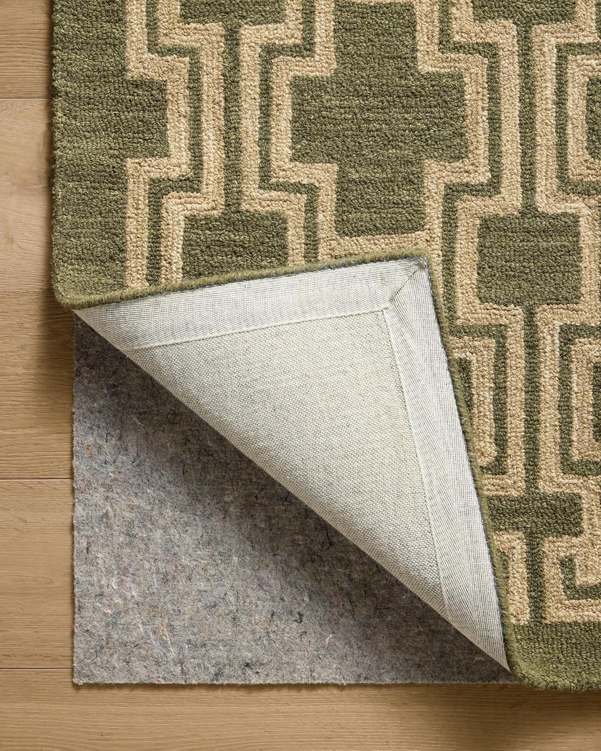 Loloi Jeremiah Brent Barrow Moss\/Beige - Alfombra de área de 7 pie...