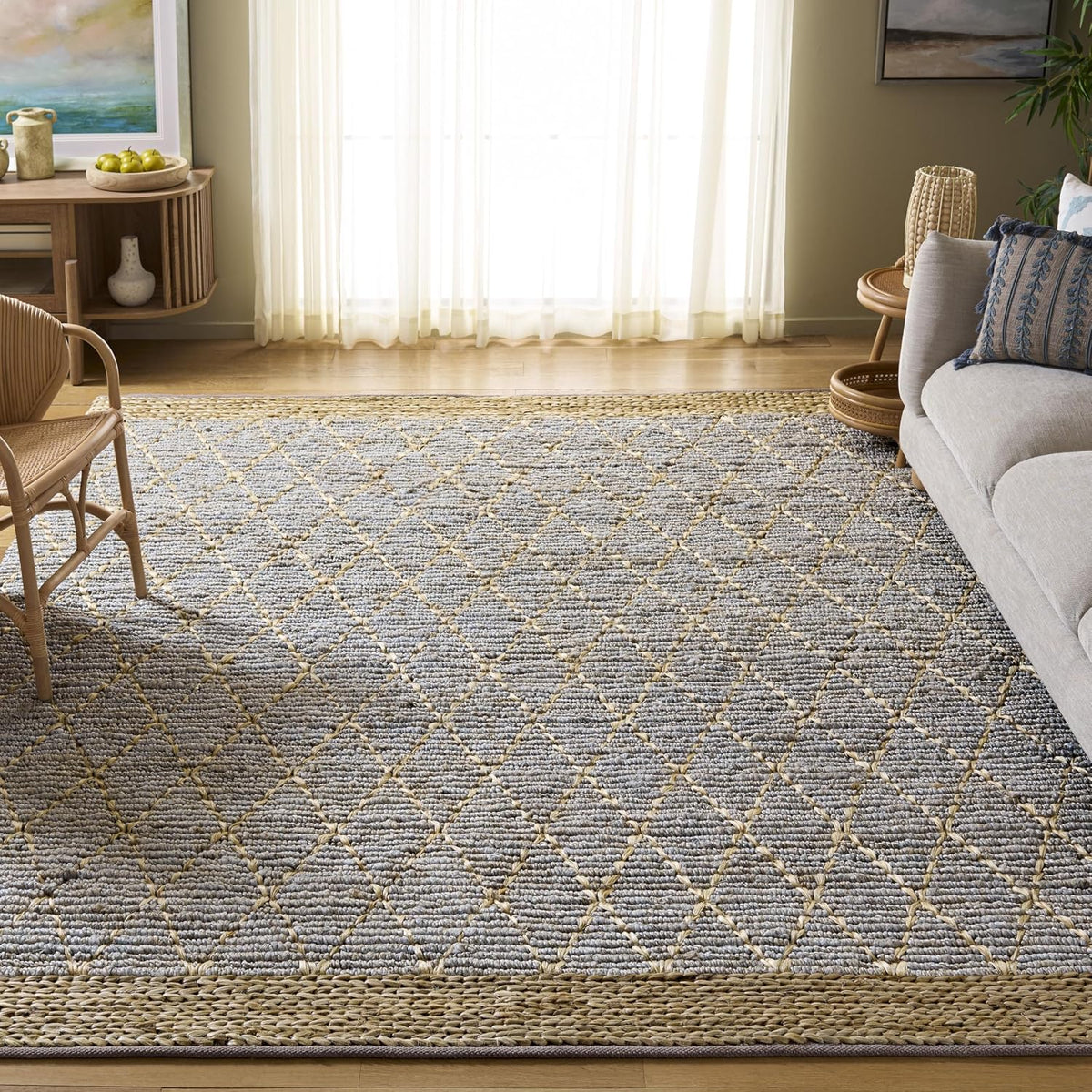 SAFAVIEH Natural Fiber Collection - Alfombra de área de 9 x 12 pies...