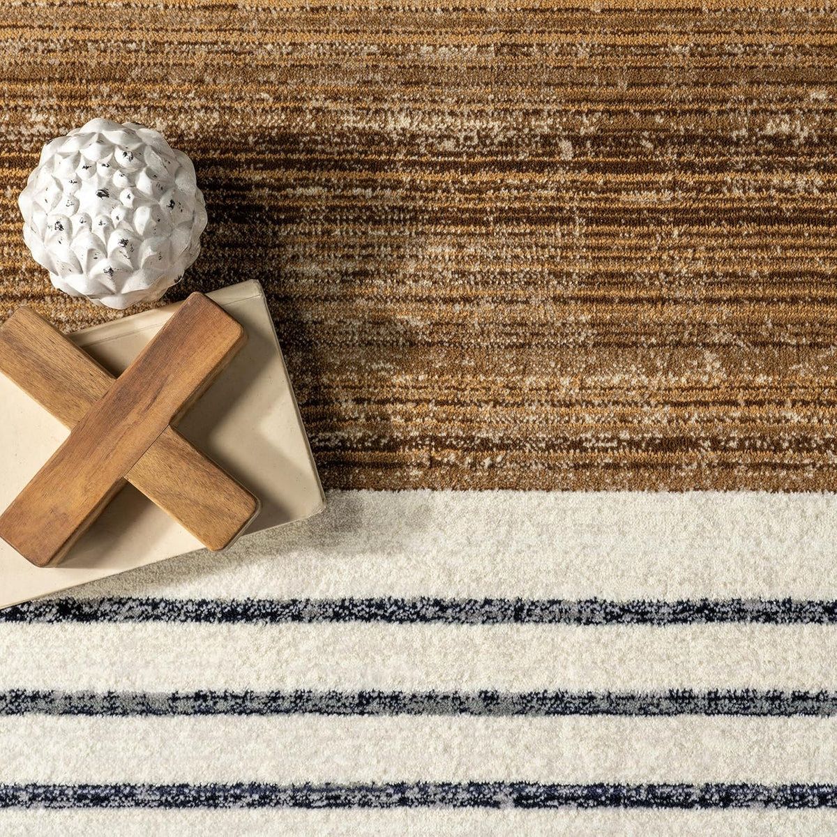 nuLOOM - Tapete con flecos para interior, hecho en telar eléctrico,...