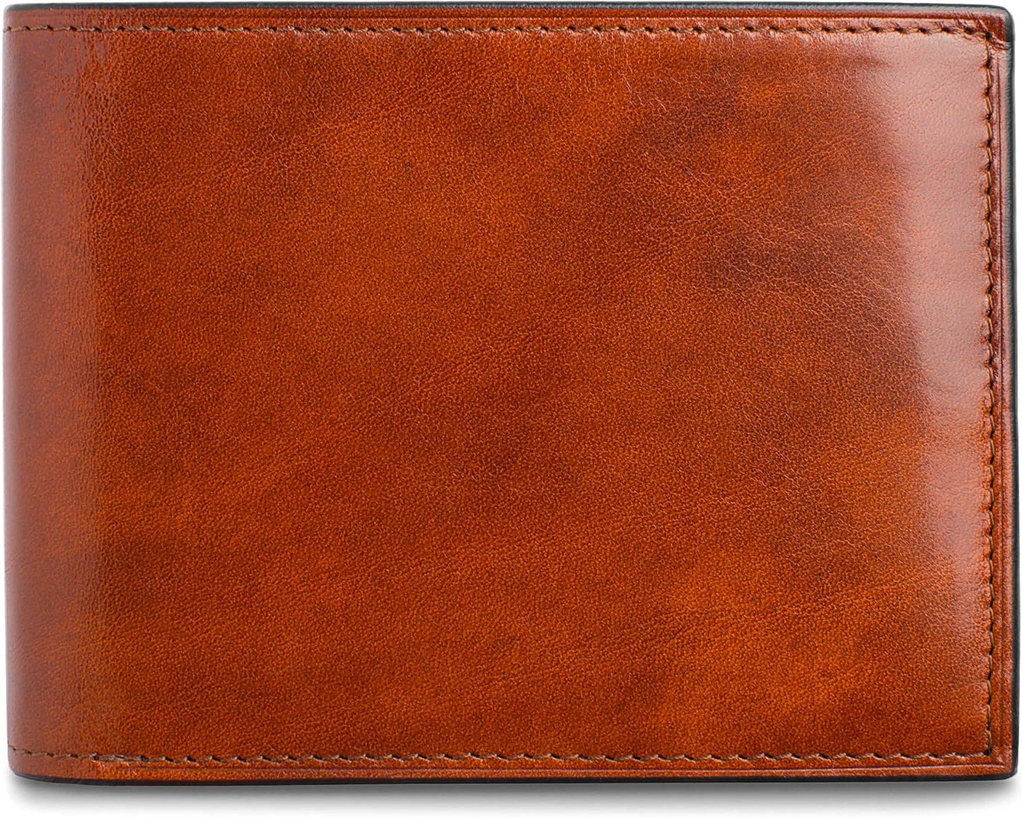 Bosca Bifold para hombre con tarjeta\/solapa de identificación, Ámbar