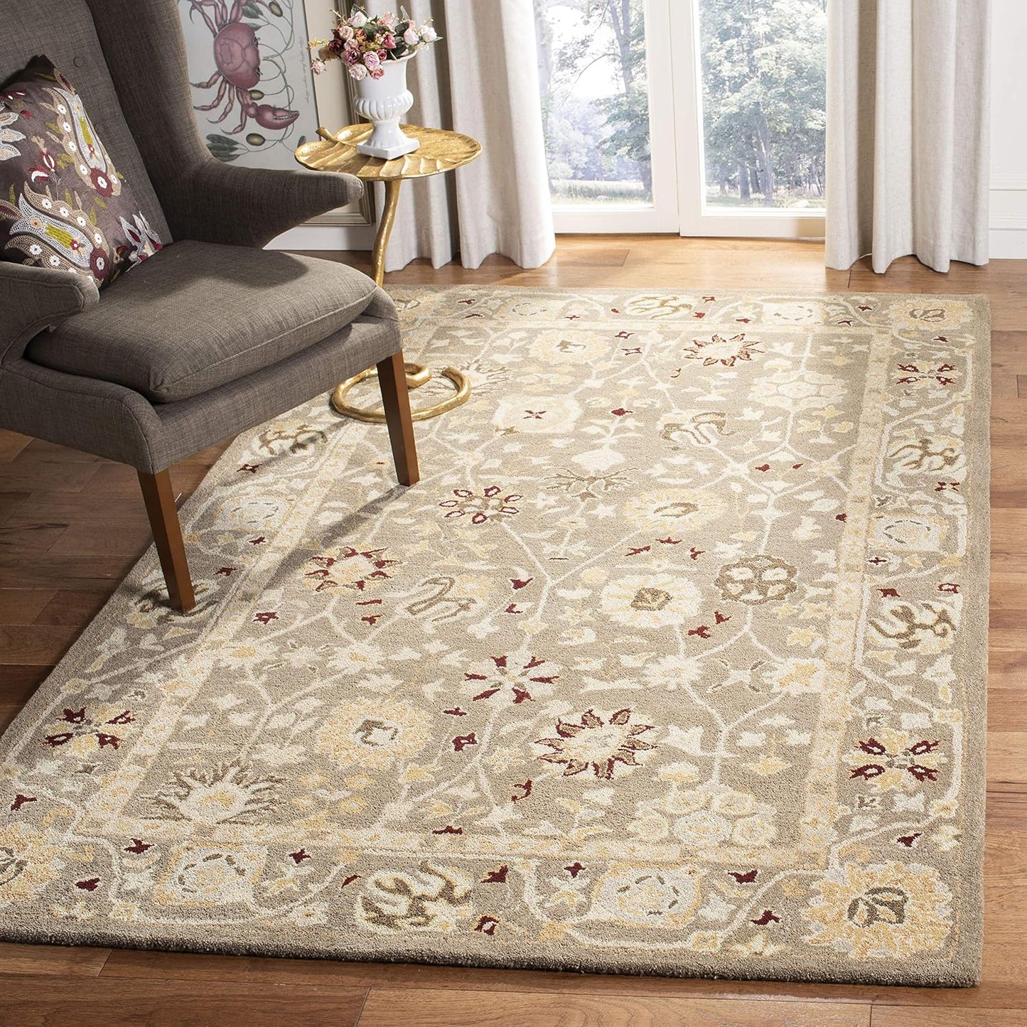 SAFAVIEH Anatolia Collection - Alfombra de área de 9 x 12 pies, bei...