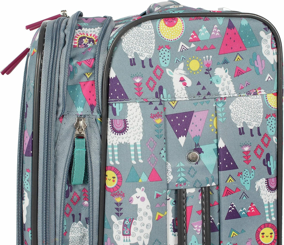 Lily Bloom - Equipaje con diseño estampado de 24 pulgadas, maleta s...
