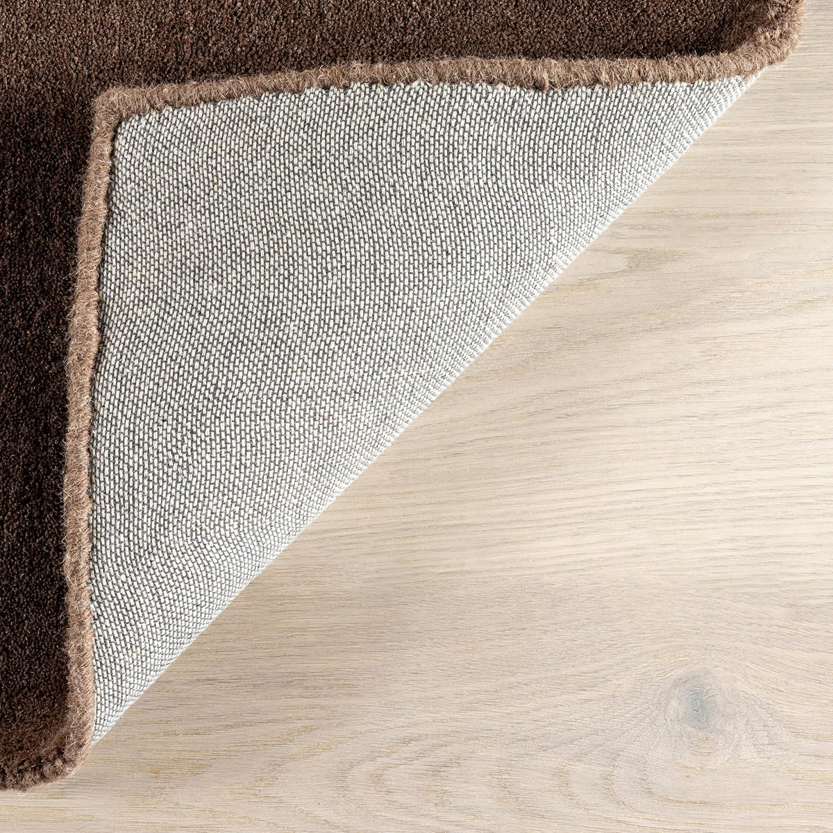 Rugs USA Maru Hecha a Mano, Marrón Oscuro, 8'6" x 11'6&...