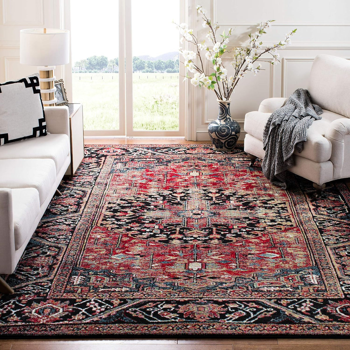 SAFAVIEH Vintage Hamadan Collection - Alfombra de área extragrande...