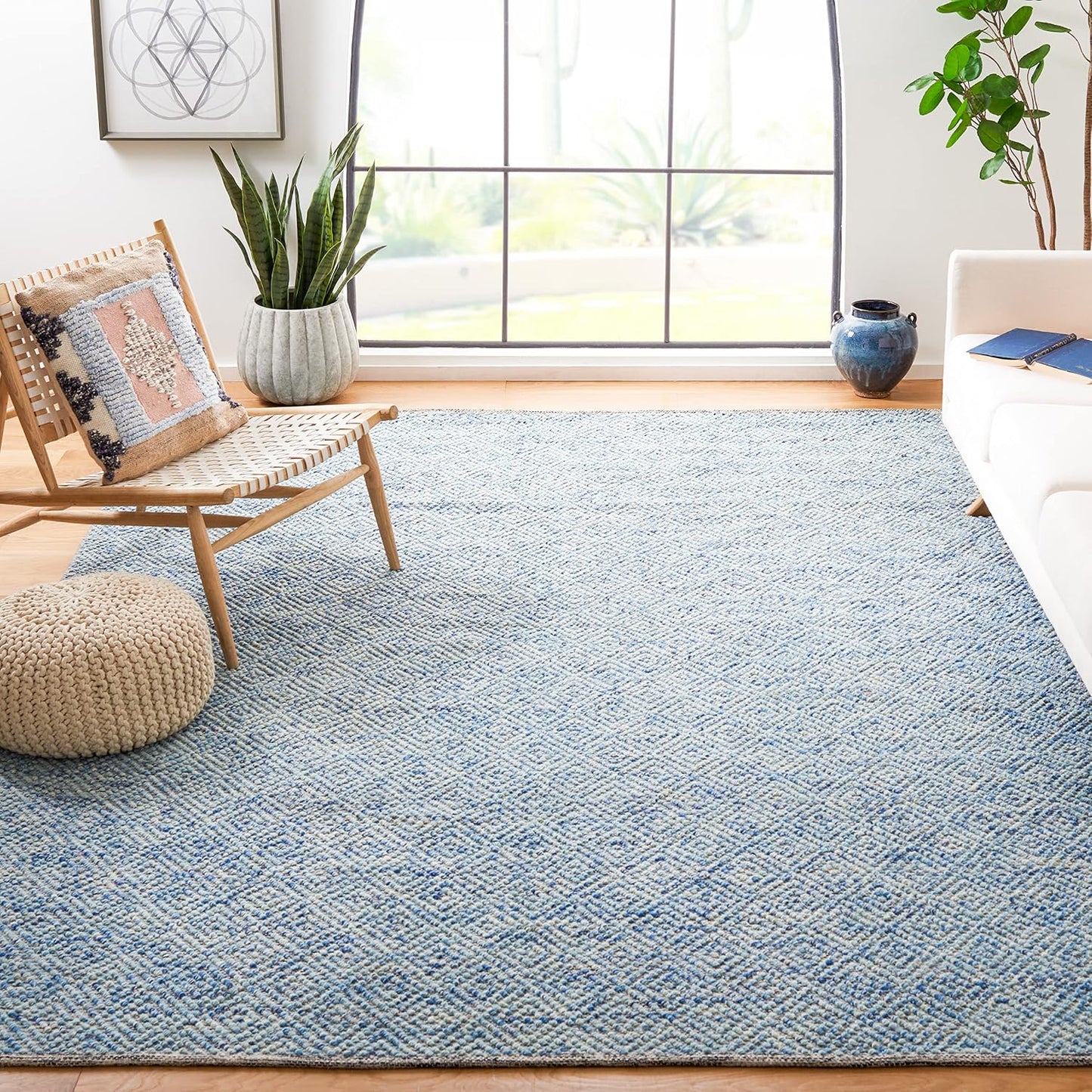 SAFAVIEH Natura Collection NAT503B - Alfombra contemporánea hecha a...