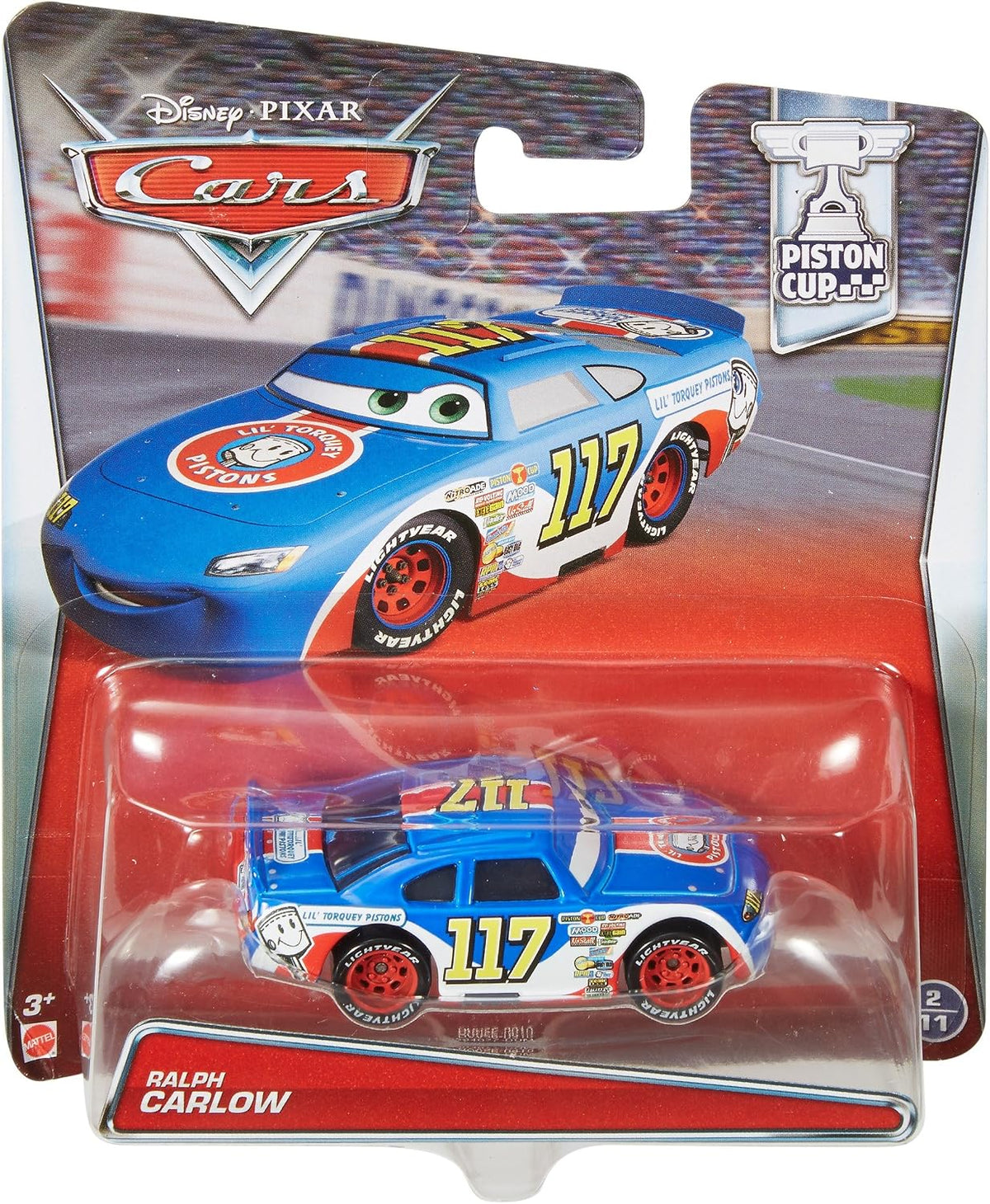Disney Coches Juguetes Ralph Carlow Vehículo fundido a presión