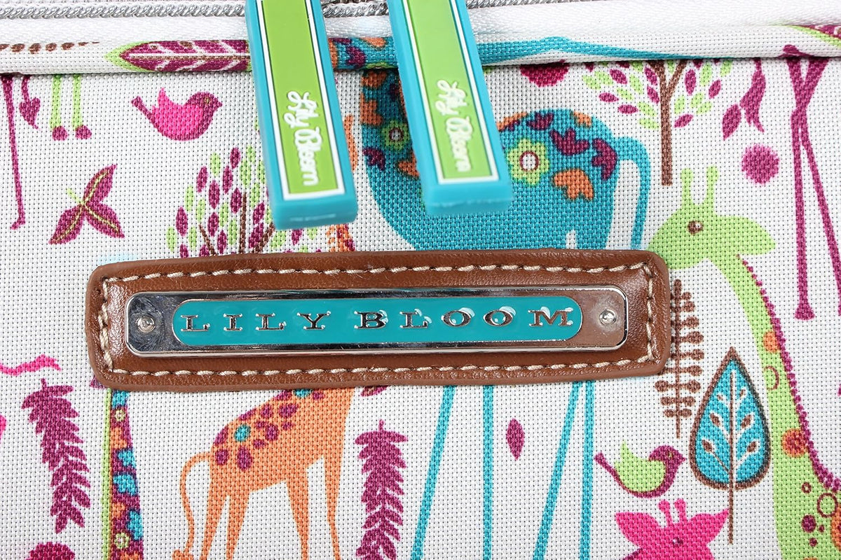 Lily Bloom Maleta de equipaje con diseño estampado de 24 pulgadas,...