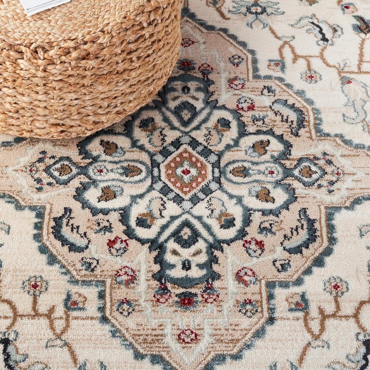 SAFAVIEH Alfombra de área de 12 x 18 pulgadas, colección Lyndhurst,...