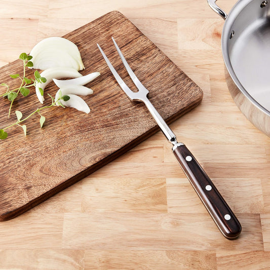 Mercer Culinary Praxis - Tenedor forjado con mango de madera, 12-1\...