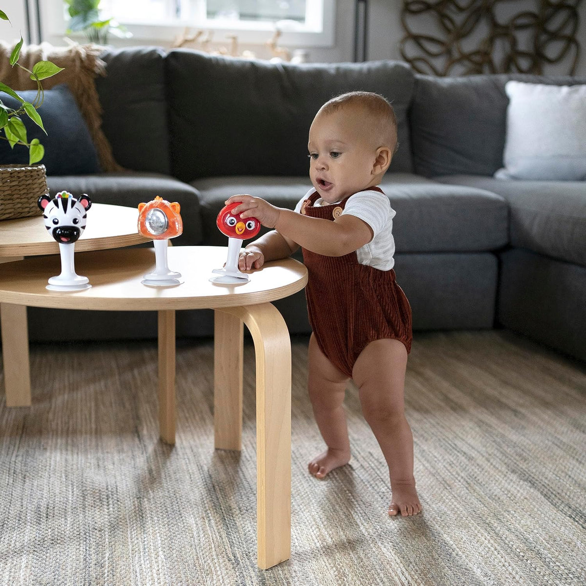Baby Einstein Rattle &amp; Jingle Trio - Juego de sonajeros musical...